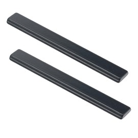Upgraded Shower Door Magnet 3" Long for Glass Shower Door and Swing Shower Doors Magnet Replacement Black 2 Pack