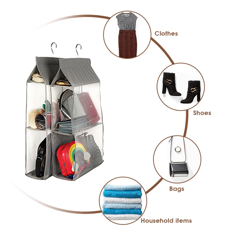 Storage Bag Organizer Hanging Bags Storage Closet for Bags Storage