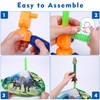 Gizzjoy Dinosaur Toy Rocket Launcher for Kids - Launch Up