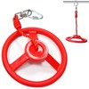 Children's Ninja Swing Obstacle Wheel, Rotatable Monkey Samurai Ninja Obstacle