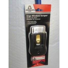 AMERICAN LINE ERGO WINDOW SCRAPER WITH RETRACTABLE BLADES (5)  #65-0004