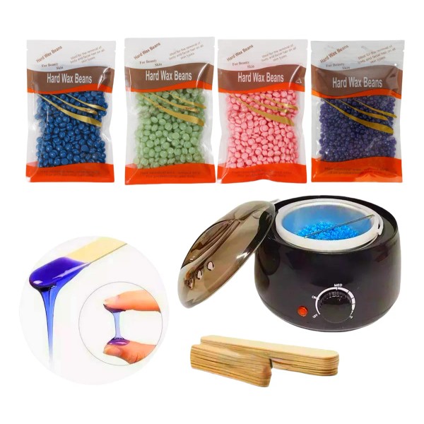 400 G Cera Española En Perlas Depilación + Fundidor De