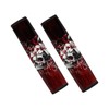 gearider Gothic Skull Car Seat Belt Pads Covers 2 Pack Car Seat Belt Shoulder Pads Flower Car Seat Belt Cover Fit for SUV Sedan Truck Van Automotive Accessory