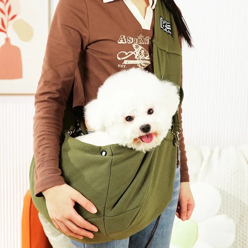Pet Sling Carrier Bag for Small Dogs & Cats –