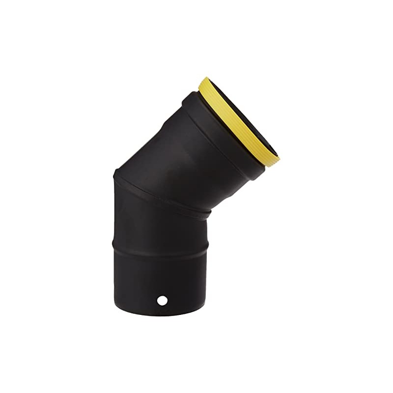 WOLFPACK LINEA PROFESIONAL - Vitrified Pellet Stove Elbow Ø80 mm