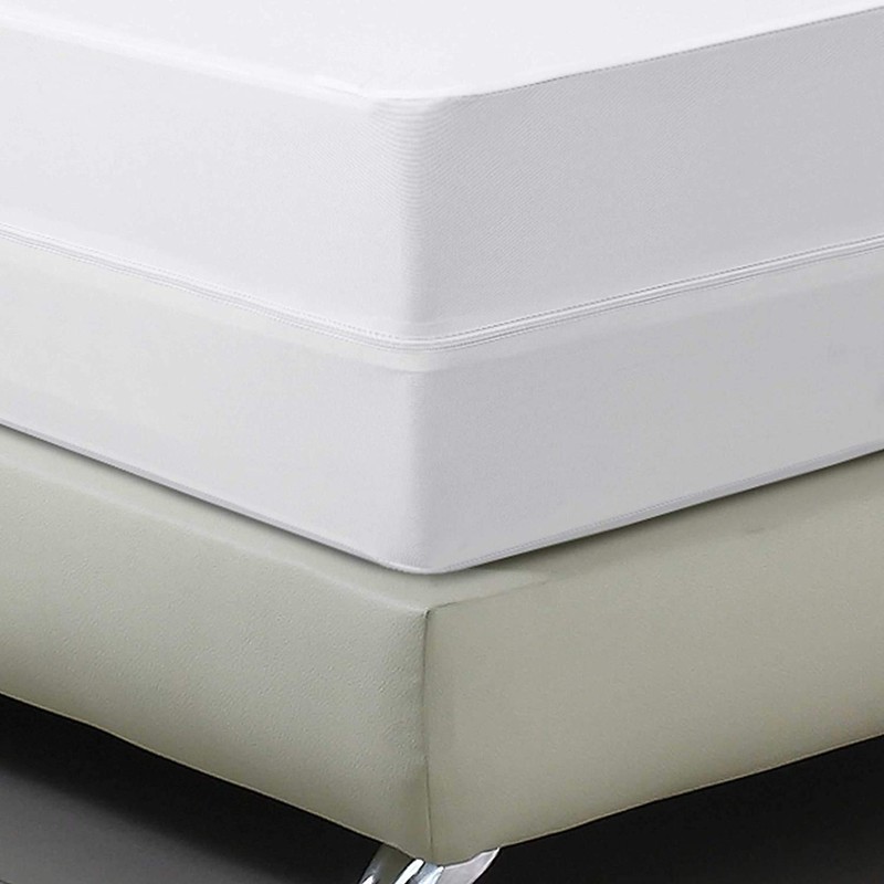 Fullcover Zipped Waterproof Mattress Cover Double 135cms x 190cms x