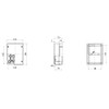 Gewiss GW44207 190mm Outdoor IP56 Junction Box Hinged Lid 190x140x70mm