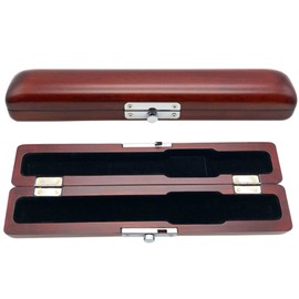 Jiayouy Flute Head Joint Case Mouthpiece Headjoint Storage Box Flute Instrument Accessories (Mahogony)