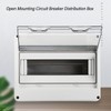 Circuit Breaker Distribution Box Open Mounting IP65 Waterproof 5 Way