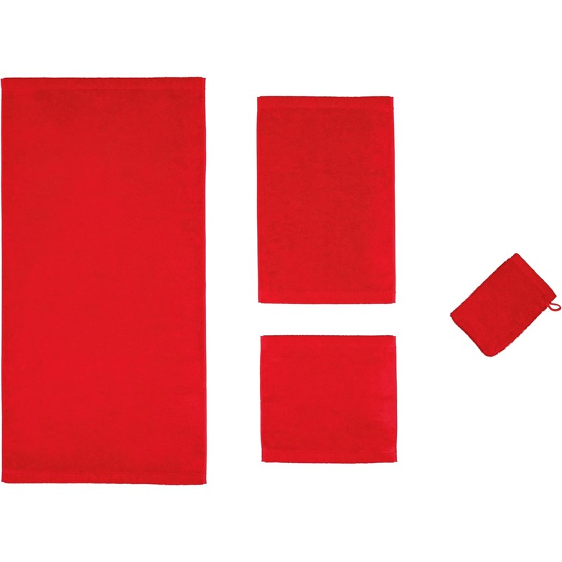 Cawö Home Hand Towels Life Style Uni 7007 Red -