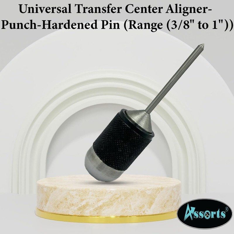 Universal Transfer Center Aligner- Punch-Hardened Pin (Range (3/8" to 1"))