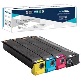 LCL TK-5197 TK-5199 Toner Cartridge Replacement for Kyocera TK-5197K TK-5199K TK-5197C TK-5199C TK-5197M TK-5199M TK-5197Y TK-5199Y for Kyocera 306ci 307ci 308ci CS 306ci CS 307ci CS 308ci (KCMY)