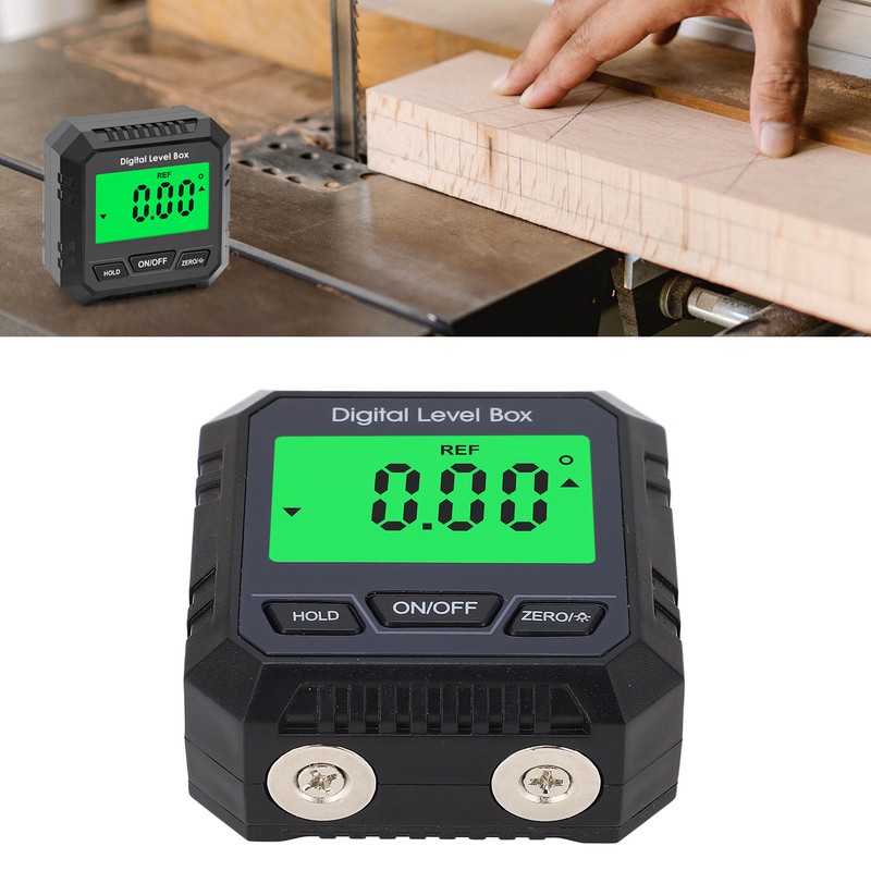 Digital Level Box Magnetic Angle Finder Protractor Inclinometer for Carpentry