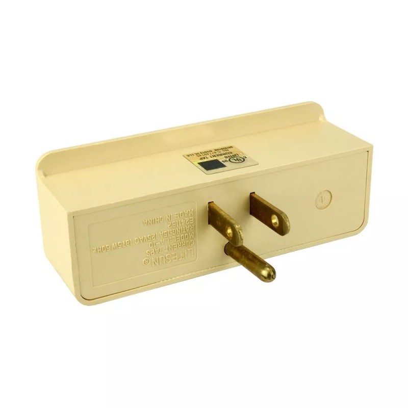 Skywalker Polarized 3-Prong Outlet AC Adapter (UL Approved, Ivory)