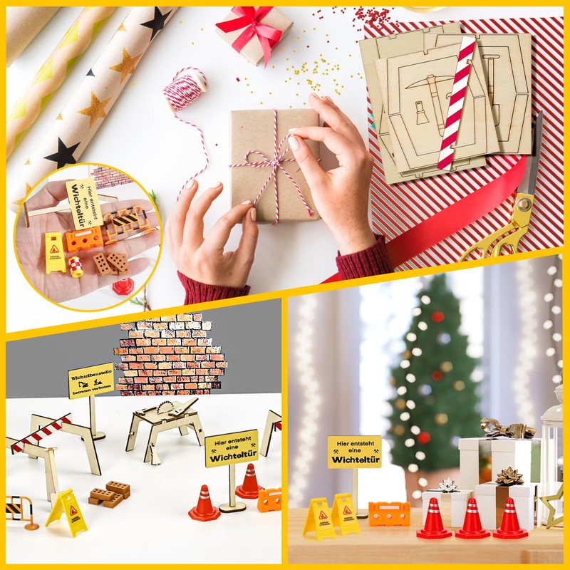Gnome Construction Site Gnome Accessories Christmas Gnome Construction Site Set