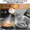 2-IN-1 500ml/17oz Light-Blocking Dark Oil Sprayer for Cooking W/Stickers, Dark