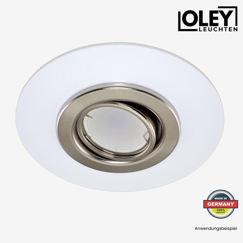 Compensation panel for recessed spotlights, diameter 15 cm, with spring
