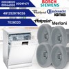 4 Pieces of Wheels for Dishwasher Basket with the Original