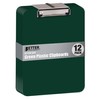 Better Office Products Green Plastic Clipboards, 12 Pack, Durable, 12.5