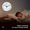 Gentpovth 8 Inch 20 cm Wall Clock, No Ticking Noise,