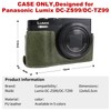 Rieibi TZ99 Camera case, PU Leather Camera Case for Panasonic