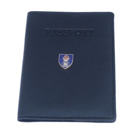 Royal Highland Fusiliers Leather Passport Cover Black Holder RFID Safe Gift ME24