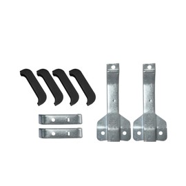 GUYAOYI Truck 4 Core Heavy Duty Radiator Bracket Kit, Upper & Lower Radiator Support Brackets Rubbers Set Fits for Chevy GMC C10 C20 C30 1967-1972 1099ZB, 1099ZC