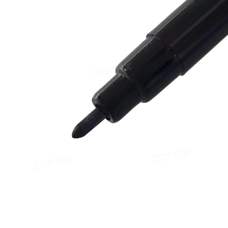 iSketchO Felt Tip Colouring Pens, BLACK, Pack of 12, Fibre