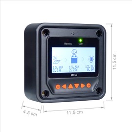 EPEVER MT50 Remote Meter Only Suitable Brand Tracer-an/BN Series and Triron-N, Xtra, LS-B(P), VS-BN, eTracer, iTracer, Tracer-BPL Monitor and Set Data of Solar Charge Controller