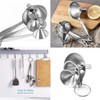 Taicols Stainless Steel Kitchen Funnel Set, 3 Pcs Mini Metal