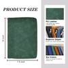A5 Binder Case PU Leather Portfolio Budget Binder Refillable Notebook