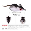 Cuoyuqie 5pcs Lifelike Rat Lure Mouse Sinking Fishing Lure Bass