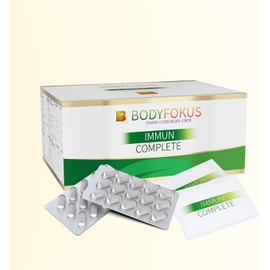 BodyFokus Immune Complete - 17-fold complex - 30 capsules and 30 powder bags - produced in Germany