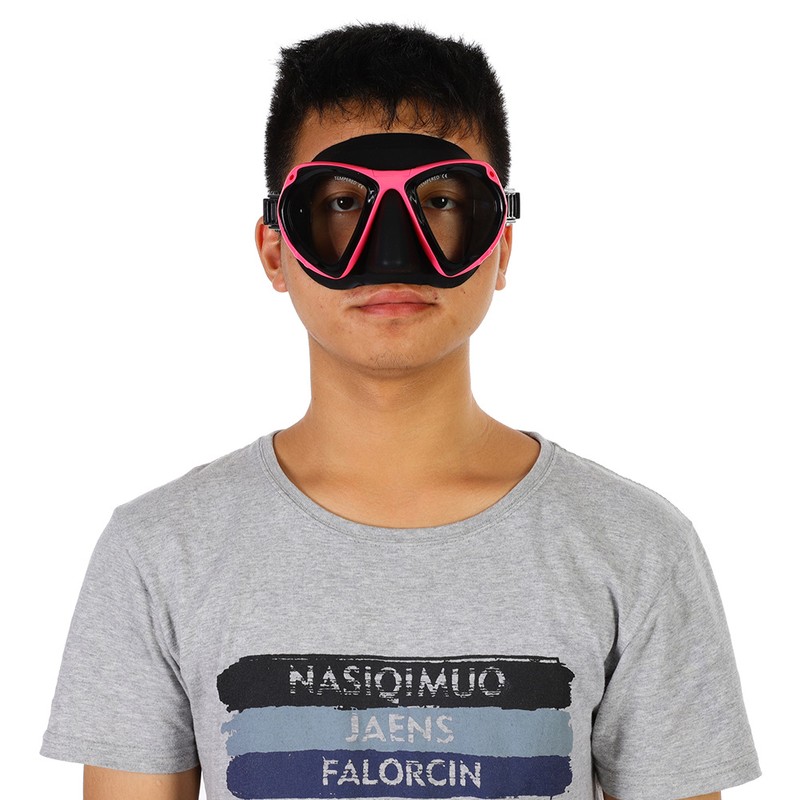 KEEP DIVING Adult Snorkeling Diving Mask Glasses Goggles Underwater Equipment(Rose