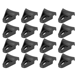 X AUTOHAUX 16pcs Black Car Subwoofer Speak Grill Clips Clamps Install Bay Fit for 4" 6" 8" 10" 12" 15"