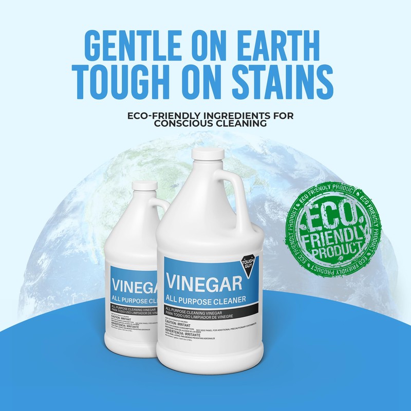 (4 Gallons) - Distilled White Cleaning Vinegar 6% Acidity -