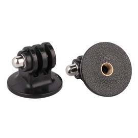 Alsukeay Tripod Adapter Mount with 1/4" Screw Camera Adapter Compatible with GoPro Hero 10 9 8 7 6 5 4 3 3+ 2 1 Session Black Silver SJ4000 SJ5000 Action Cameras