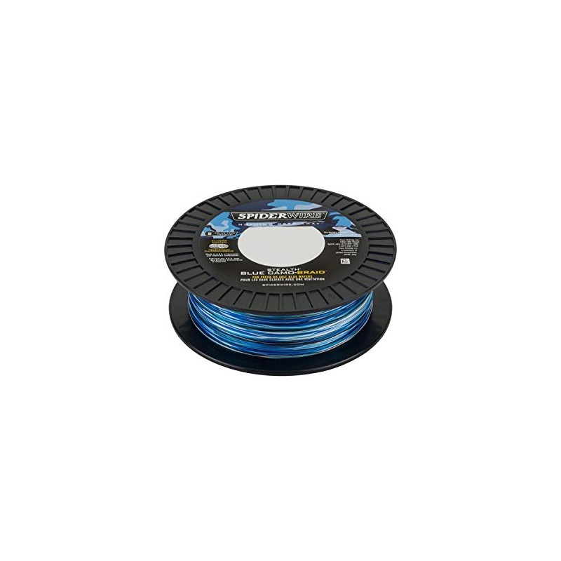 Spiderwire SS100BC-500 stealth Fishing Bait, 500 yd, Blue Camo