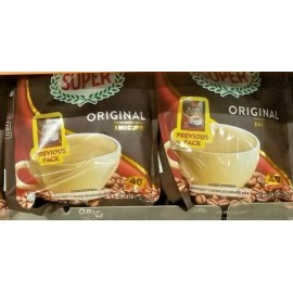 super coffee 2 PACK SUPER COFFEE ORIGINAL 3 IN 1 INSTANT COFFEE (2 X 40 STICKS)