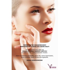 Veana Mineral Foundation - Nude (9 g) - No dyes, oils, chemicals, fillers, additives or preservatives.