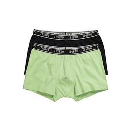 JP 1880 Boxer da Uomo, Taglie Grandi Fino a 18, Boxer, Hipster, Confezione da 2, Confezione Doppia in Vita Elastica in Web, Jersey di Cotone 709549, Verde, 8XL
