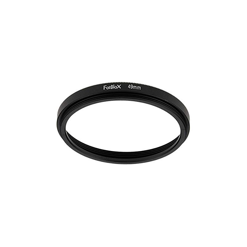 Fotodiox Metal Spacing Ring, Anodized Black 49-49mm