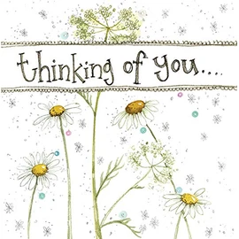 Alex Clark Flower Thinking of You Card