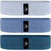 Hatha Yoga Large Resistance Band,14.5 x3.15,Fabric Exercise Loop Bands with