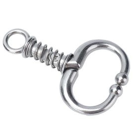 Cattle Nose Clip, Lightweight Anti-Corrosion Spring Stainless Steel for Agriculture (Petit W Spring Bull Nose Ring)