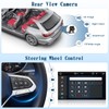 Roinvou [Motorized] Single Din Touchscreen Car Stereo with Wireless Carplay