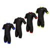 Sparx Men Triathlon Suit Short Sleeve Aero Tri Suit (Black/Red,