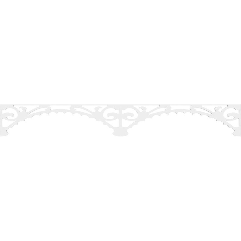 Ekena Millwork RUNP06X0625X48GEN Genova Architectural Grade PVC Running Trim, 6"H,