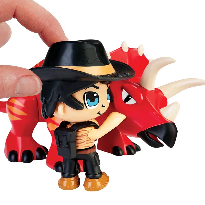 Action Heroes Dino Adventure Quad Playset with Interchangeable Pieces -