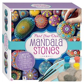 Paint Your Own Mandala Stones-This Complete Starter Kit includes all you need to create Stunning Hand-Made Pieces of Art
